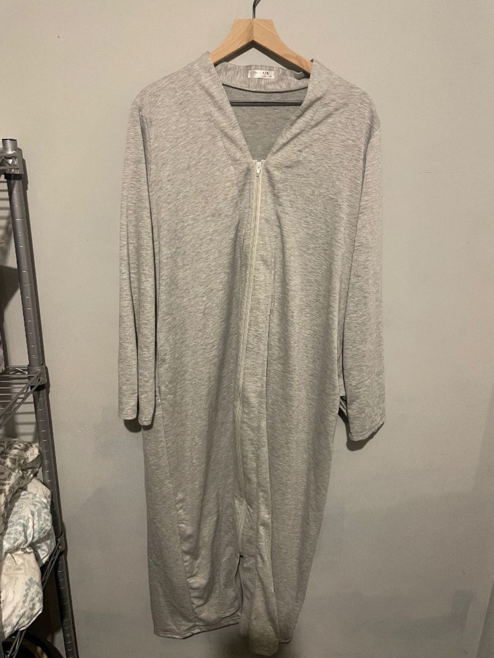 Ekouaer women’s 2X gray robe